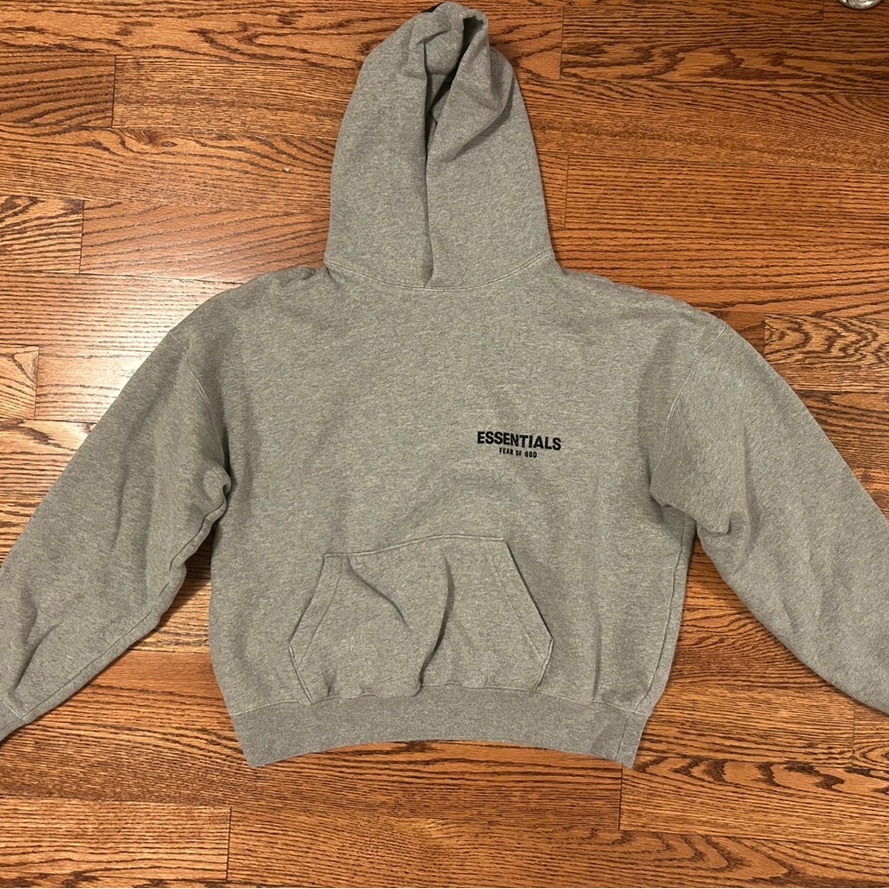 Essentials Heather Gray Hoodie